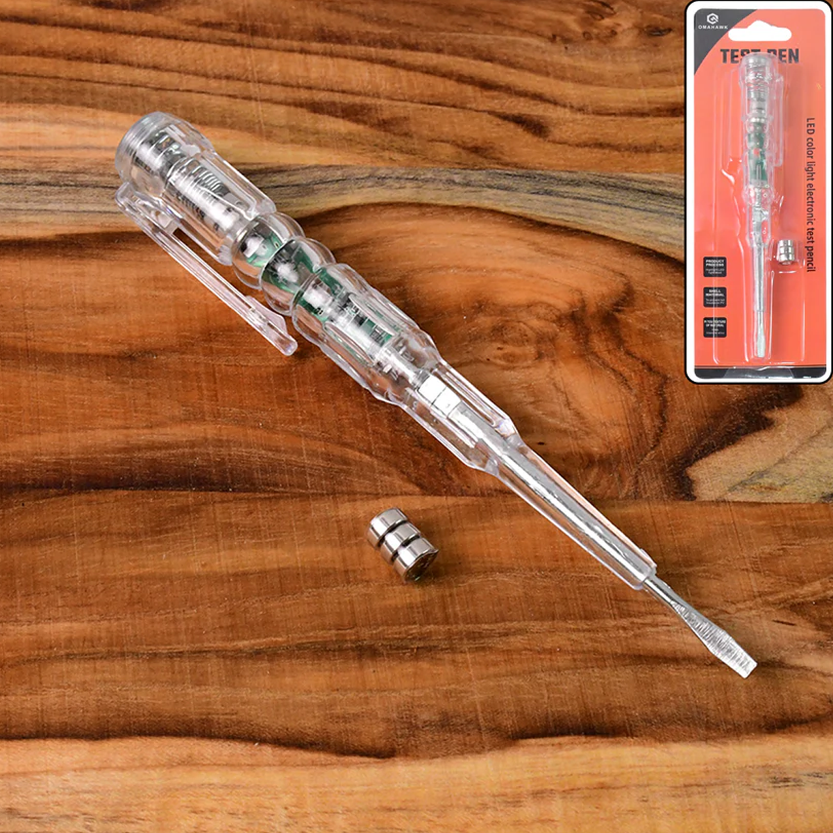 15312 Electrical Detector Slotted Screwdriver With Small Batteries (1 ...