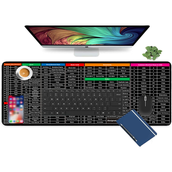 3072 Keyboard Shortcut Mouse Pad