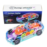 AM0122 3D 360 Degree Rotation Concept Racing Car Toy for Kids