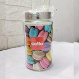 AM5164 Cello Round Fresh Glass Storage Jar, 1000ml (Set of 1)