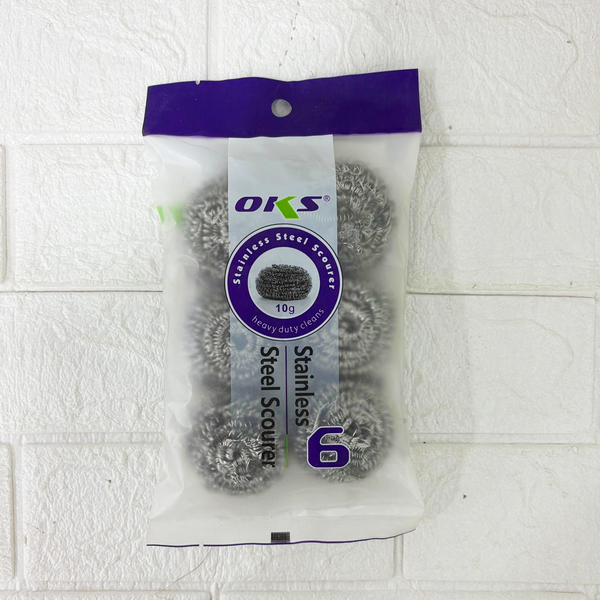 AM6346 Stainless Steel Scourer (Pack of 6)