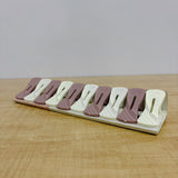 A07969 KVT Star Rose Cloth Clips - 10 Pcs Pack