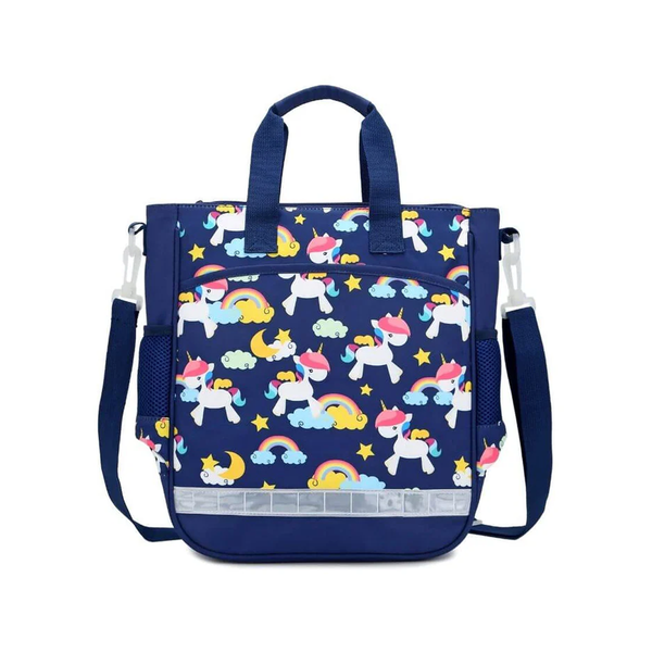 TM0155 Cute Colourful Printed Multipurpose Unicorn Shoulder Bag