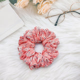 AM5871 Printed Jumbo Scrunchie Hair Accesories for Women - Multidesign