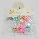 AM1097 6pcs Mini Hair Claw Clips For Little Girls