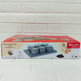 Di0172 Rishabh Steel King Deluxe 6-Piece Multipurpose Container Set
