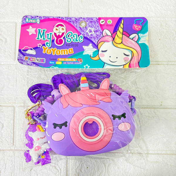 AM6308 MyQSac yoyoma Unicorn Adorable Bag & Accessory Set