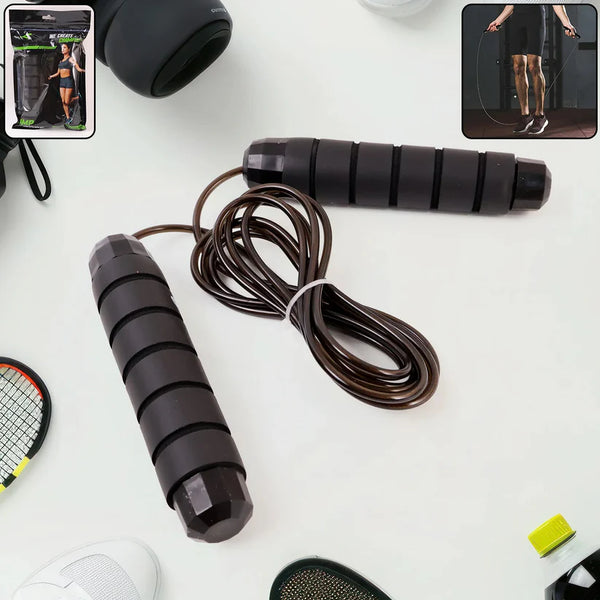 19321 High-Speed Skipping Rope with Foam Padded Handles (1 Pc)