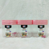 AM6266 Squba Jar 3-Piece Set- Stackable Airtight