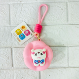 AM6301 Soft Silicone Coin Pouch – Cute Animal Design Mini Purse with Strap