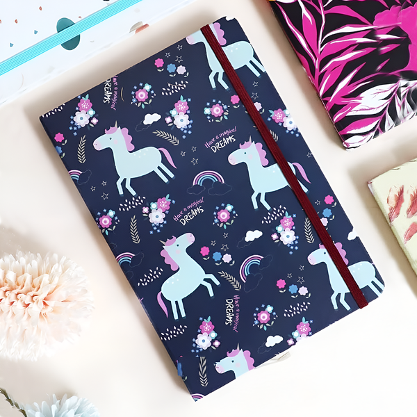 AM6303 A5 Notebook Pocket Diary Writing Works Notepad (Multicolor)