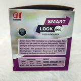 AM2265 Smart Lock Airtight Food Storage Containers, 500 ml each, Pack of 2