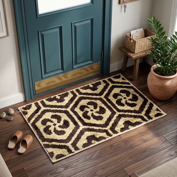 AM7079 Mix Jacquard Premium & Floral Microfiber Doormate - 40x60cm