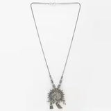Di0045 Stylish Silver-Toned Multi-Design Pendant Necklace (Multidesign)