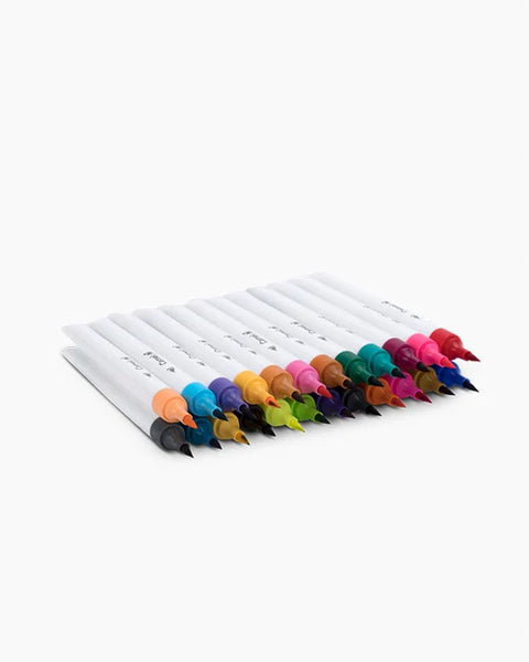 AM3385 Camel Brush Pens 24 Shades Multicolour Brush Pens Assorted