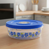 AM6530 Joyful Storemax Papad Box 2500 -  Floral Airtight Container (Printed)