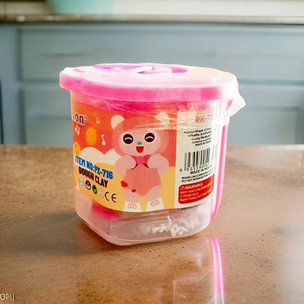 AM3888 12 Colors in a Box Kids Modelling Clay in Small 1 Bucket, Multicolor