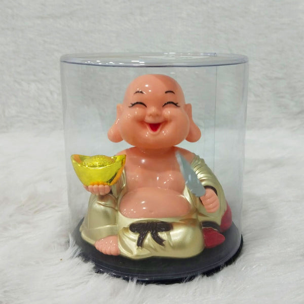 AM6243 Hand Buddha Monk Idol - Solar Powered Moving Head