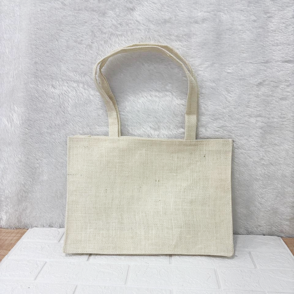 AM6286 Plain Jute Tote Bag 41x30Cm – Reusable Shopping & Gift Bag
