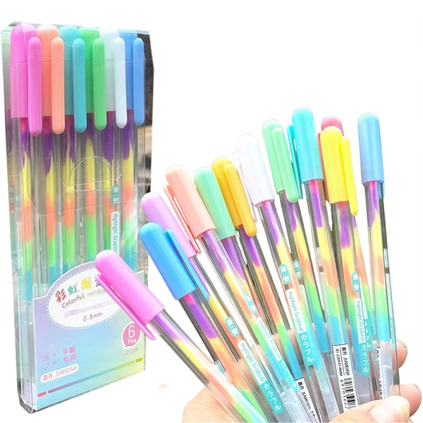 TM0161 Coloring Rainbow Colour Pen for Writing - Set Of 12 Pcs
