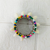 Di0309 Colorful Navratri Kodi Bracelets – Beaded Cowrie Shell for Garba