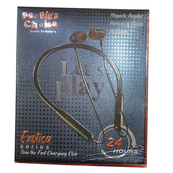AM0244 Wireless in Ear Neckband with Up to 24 Hrs Playtime (Exotica)