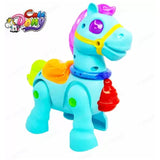 AM0074 Electronic Cute Pony Waking Toy with Lights and Music