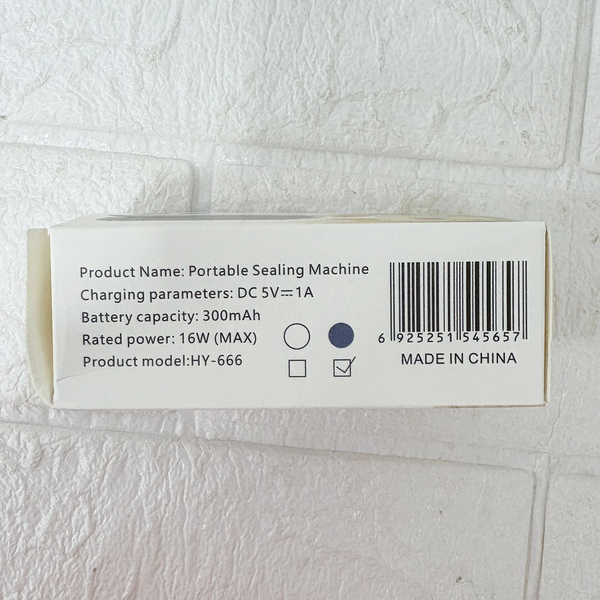 AM6354 Mini Bag Sealer 2 in 1 Seal & Cutter