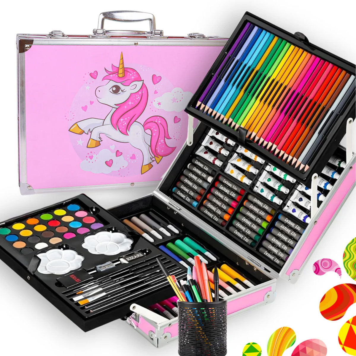 TM0040 Double-Layer Colouring Art Kit - (145-Piece) – Amd-Deodap