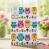 AM6647 Mix-Design A5 Threaded Thoughts Series Notebook - 1pc