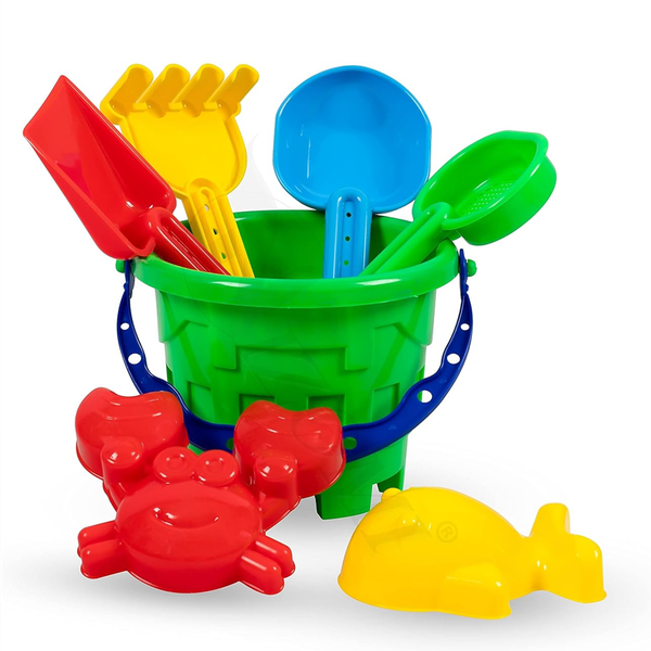 AM6440 Beach Play Set for Kids (Beach Set 7Pcs), Multicolor