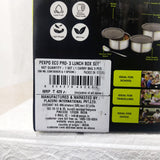 AM3493 Pexpo Eco Pro-3 Lunch Box Set 3 Container, 1 Spoon, Elegant Bag