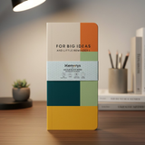 AM6626 Mix-Design Colour Block Series Softbound Notebook (8x3.75 Inches) - 1pc