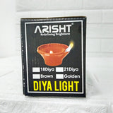 Di0194 Arisht LED Diya String Lights - 14 Golden Diya Lights for Festive Decoration