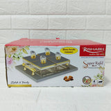 Di0190 Rishabh Super Rafel Deluxe 4 Multipurpose Container Set with Tray