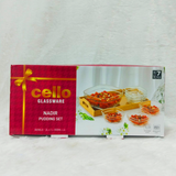 Di0369 Cello Glassware Nadir Pudding Set – 7 Pcs