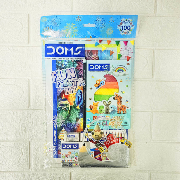 AM6101 Doms fun fiesta Kit - Perfect Value Pack - Kit For School Essentials - Gifting Range For Kids