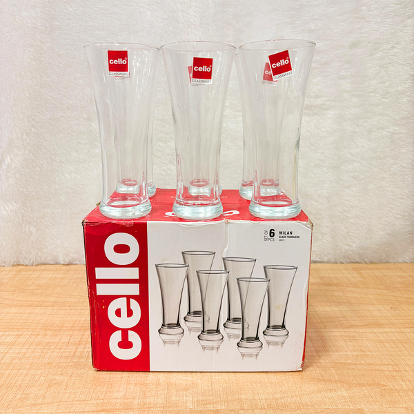 AM6551 Cello Milan Glass Tumblers - Set of 6 (340ml)