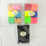 AM1130 Medium Hair Rubber Bands Elastic Hair Bands Multicolor 30Pcs