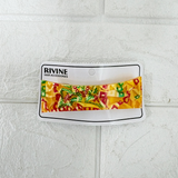 AM6386 Mix Design Printed Fabric Hair Clip - 1pc