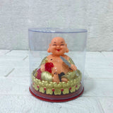 AM6241 Laughing Buddha Hand Movement with Solar