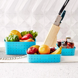 0062 Smart Baskets for Storage(Set of 3) Sky Blue