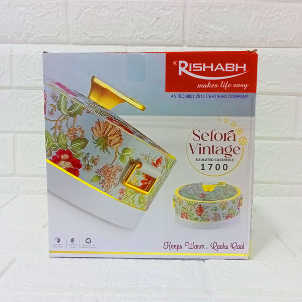 Di0269 Rishabh Sefora Vintage 1700 Insulated Casserole