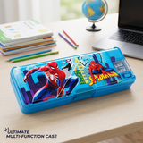 AM7379 Spider-Man Multi-Functional Pencil Case with LED Reading Lamp & Sharpener