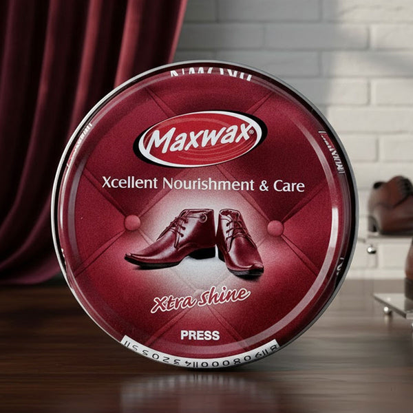 AM6497 Maxwax Xtra Shine Paste Shoe Polish - Brown (40g)
