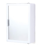 3073 12x16 inches Plastic Storage Bathroom Cabinet with Mirror - Multicolour