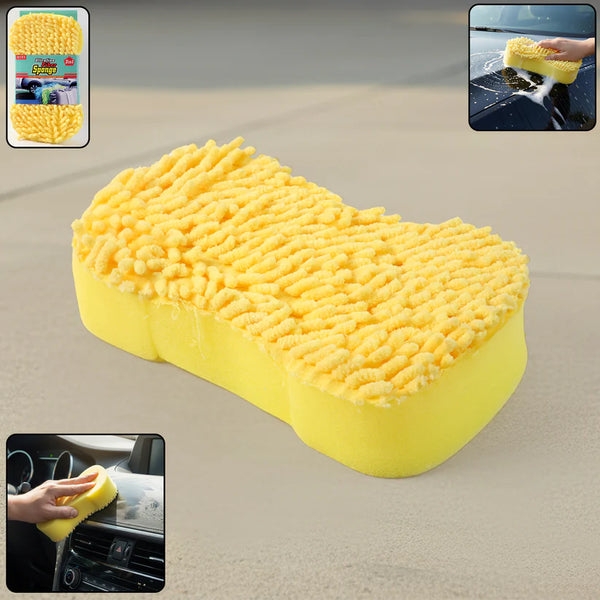 15651 Chenille Microfiber Car Washing Sponge (1 Pc)