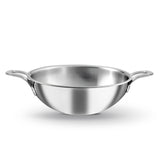 AM3423 Afinito Triply Stainless Steel Kadai with Lid 24cm