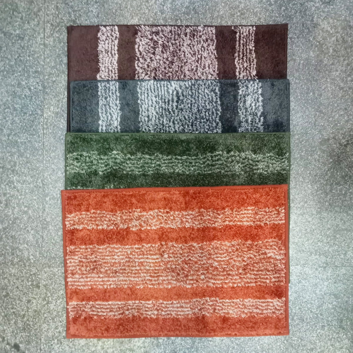 Hv Split Mat AM5854 Anti Slip Door & Bath mat for Home (HV 16x24 Inch) Multicolour ...