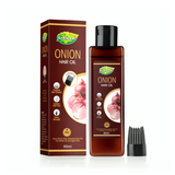 AM6670 Girnar Onion Hair Oil (90ml) with Comb Applicator – Promote Growth & Control Hair Fall